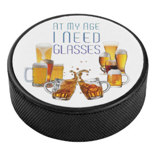 SlipperyJoe's bierglazen pilsnerglazen kroezen Hockey Puck