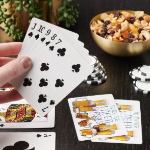 SlipperyJoe's bierglazen pilsnerglazen kroezen Pokerkaarten
