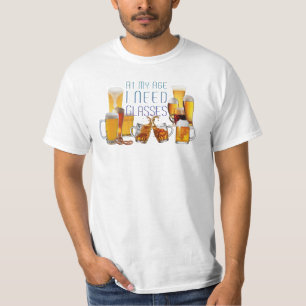 SlipperyJoe's bierglazen pilsnerglazen kroezen  T-shirt