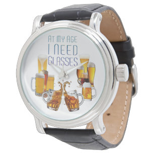 SlipperyJoe's bierglazen pilsnerglazen steinkrugen Horloge