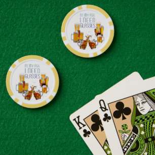 SlipperyJoe's bierglazen pilsnerglazen steinkrugen Poker Chips