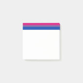 SlipperyJoe's Biseksuele Pride-vlag kleuren magent Post-it® Notes (Voorkant)