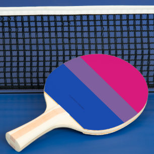 SlipperyJoe's Biseksuele Pride-vlag kleuren magent Tafeltennisbatje