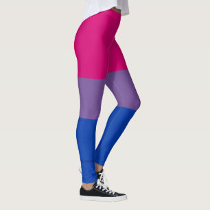 SlipperyJoe's Biseksuele Pride Vlag lavendel-roze  Leggings