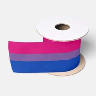 SlipperyJoe's Biseksuele Pride Vlag lavendel-roze Satijnen Lint