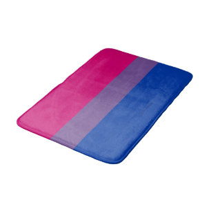SlipperyJoe's Bisexual Pride Flag lavender-roze bl Badmat