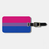 SlipperyJoe's Bisexual Pride Flag lavender-roze bl Bagagelabel (Voorkant horizontaal)