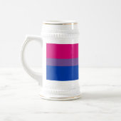 SlipperyJoe's Bisexual Pride Flag lavender-roze bl Bierpul (Links)