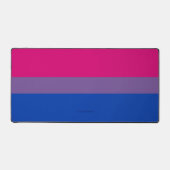 SlipperyJoe's Bisexual Pride Flag lavender-roze bl Bureaumat (Voorkant)