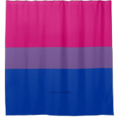 SlipperyJoe's Bisexual Pride Flag lavender-roze bl Douchegordijn (Voorkant)