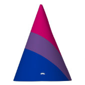 SlipperyJoe's Bisexual Pride Flag lavender-roze bl Feesthoedjes (Rechts)