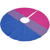 SlipperyJoe's Bisexual Pride Flag lavender-roze bl Kerstboom Rok (Gekanteld)