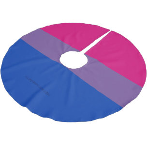 SlipperyJoe's Bisexual Pride Flag lavender-roze bl Kerstboom Rok