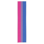 SlipperyJoe's Bisexual Pride Flag lavender-roze bl Korte Tafelloper (Voorkant)