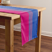SlipperyJoe's Bisexual Pride Flag lavender-roze bl Korte Tafelloper (Voorbeeld)