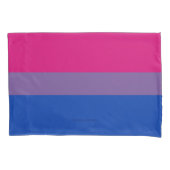 SlipperyJoe's Bisexual Pride Flag lavender-roze bl Kussensloop (Voorkant)
