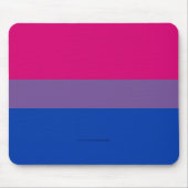 SlipperyJoe's Bisexual Pride Flag lavender-roze bl Muismat (Voorkant)