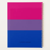 SlipperyJoe's Bisexual Pride Flag lavender-roze bl Planner (Achterkant)