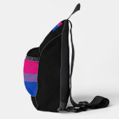 SlipperyJoe's Bisexual Pride Flag lavender-roze bl Sling Bag (Rechts)