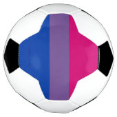 SlipperyJoe's Bisexual Pride Flag lavender-roze bl Voetbal (Gedraaid)