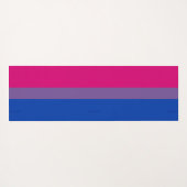 SlipperyJoe's Bisexual Pride Flag lavender-roze bl Yogamat (Achterkant (horizontaal))