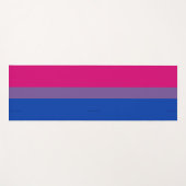SlipperyJoe's Bisexual Pride Flag lavender-roze bl Yogamat (Voorkant (horizontaal))