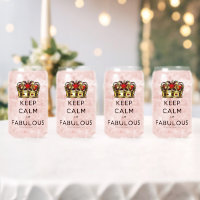 SlipperyJoe's blijf kalm fabulous gouden kroon roo