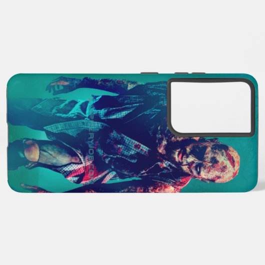 SlipperyJoe's bloedige zombie-bossen Halloween mis Samsung Galaxy Hoesje (Linkerkant)