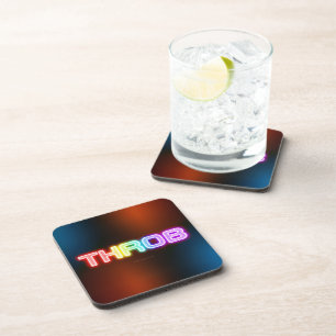 SlipperyJoe's bonzend regenboogachtig verloop dikk Bier Onderzetter