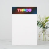 SlipperyJoe's bonzend regenboogachtig verloop dikk Briefpapier (Staand voorkant)