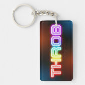 SlipperyJoe's bonzend regenboogachtig verloop dikk Sleutelhanger (Voorkant)