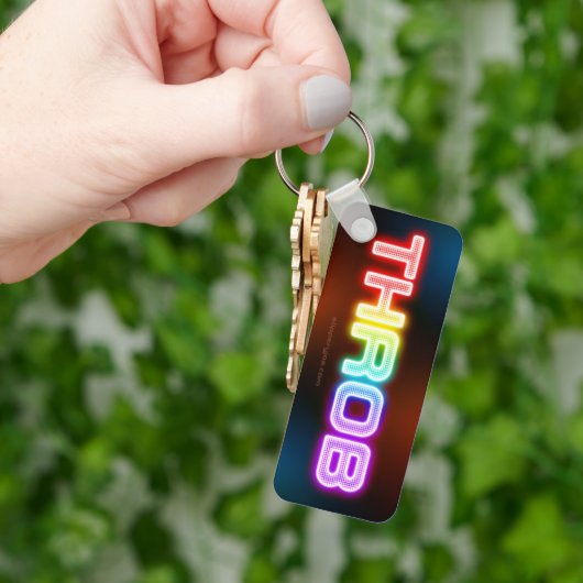 SlipperyJoe's bonzend regenboogachtig verloop dikk Sleutelhanger (Hand)