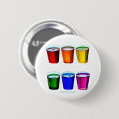 SlipperyJoe's borrelglaasje met vloeibare trots kl Ronde Button 5,7 Cm (Voorkant /achterkant)