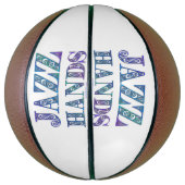 SlipperyJoe's Broadway-musical Jazz Hands queer ca Basketbal (Verticaal)