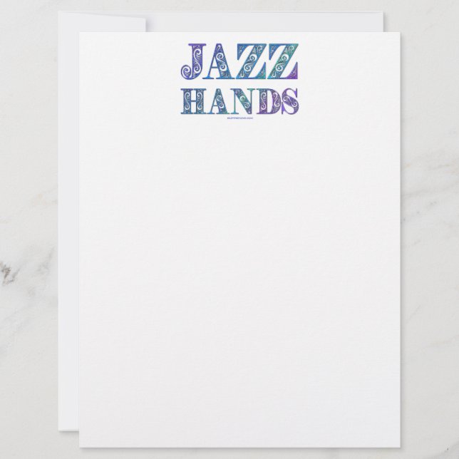 SlipperyJoe's Broadway musical Jazz Hands queer ca Briefhoofd (Voorkant)