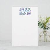 SlipperyJoe's Broadway-musical Jazz Hands queer ca Briefpapier (Staand voorkant)