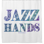 SlipperyJoe's Broadway-musical Jazz Hands queer ca Douchegordijn (Voorkant)