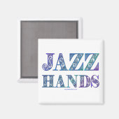 SlipperyJoe's Broadway-musical Jazz Hands queer ca Magneet (Voorkant / Achterkant)