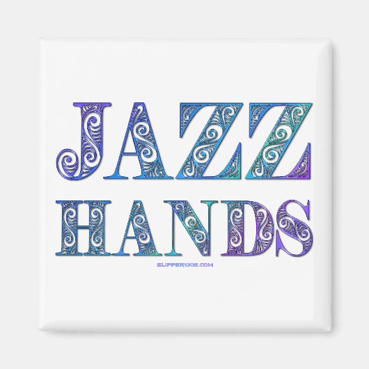 SlipperyJoe's Broadway-musical Jazz Hands queer ca Magneet (Voorkant)