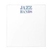 SlipperyJoe's Broadway-musical Jazz Hands queer ca Notitieblok (Voorkant)