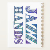 SlipperyJoe's Broadway-musical Jazz Hands queer ca Planner (Achterkant)