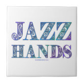 SlipperyJoe's Broadway-musical Jazz Hands queer ca Tegeltje (Voorkant)
