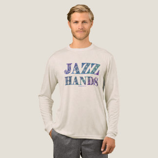 SlipperyJoe's Broadway-musical Jazz Hands queer ca Tri-Blend Shirt