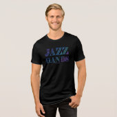 SlipperyJoe's Broadway-musical Jazz Hands queer ca Tri-Blend Shirt (Voorkant volledig)