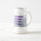 SlipperyJoe's bubbelomslag die een grappig gezegde Bierpul (Voorkant rechts)