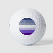 SlipperyJoe's Butch Lesbische Pride Vlag gay gesch Golfballen (Voorkant)