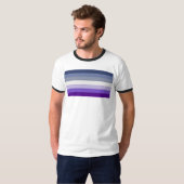 SlipperyJoe's Butch Lesbische Pride Vlag gay gesch T-shirt (Voorkant volledig)