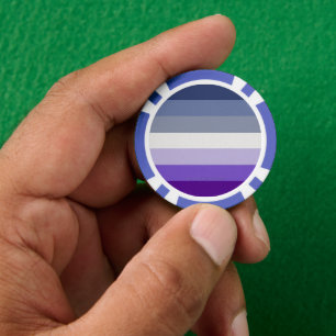 SlipperyJoe's Butch Lesbische Pridevlag vertegenwo Poker Chips