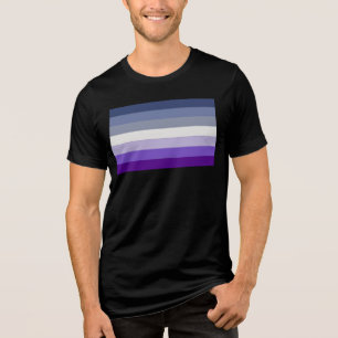 SlipperyJoe's Butch Lesbische Pridevlag vertegenwo Tri-Blend Shirt