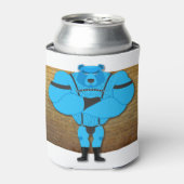 SlipperyJoe's cartoon voor homospieren beer door h Blikjeskoeler (Blikje Voorkant)